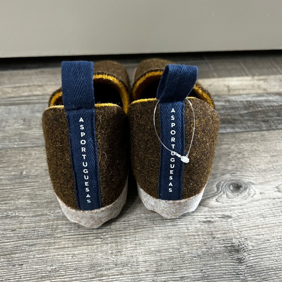 Asportuguesas City Slip On Wool Felt Womens Flat Shoes size 36 made in Portugal - Picture 7 of 10